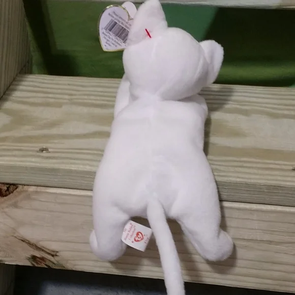 RARE FLIP The Cat Ty Beanie Baby Mismatched Dates Tag Errors-PVC